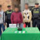 Cuatro hombres intentaron escapar de un control de la Policía en Engativá con 150 dosis de bazuco y 100 de marihuana.