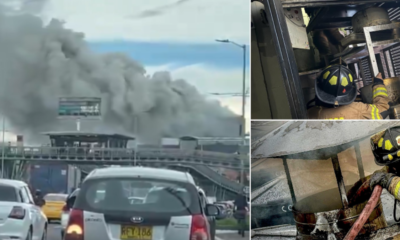 Nuevos detalles del grave incendio en restaurante Mi Gran Parrilla Boyacense en Bogotá; Bomberos explicó por qué hubo gran capa de humo: 'Grasas'