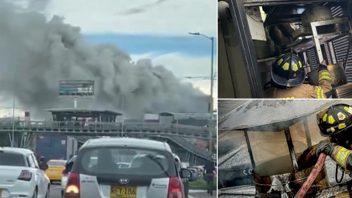 Nuevos detalles del grave incendio en restaurante Mi Gran Parrilla Boyacense en Bogotá; Bomberos explicó por qué hubo gran capa de humo: 'Grasas'