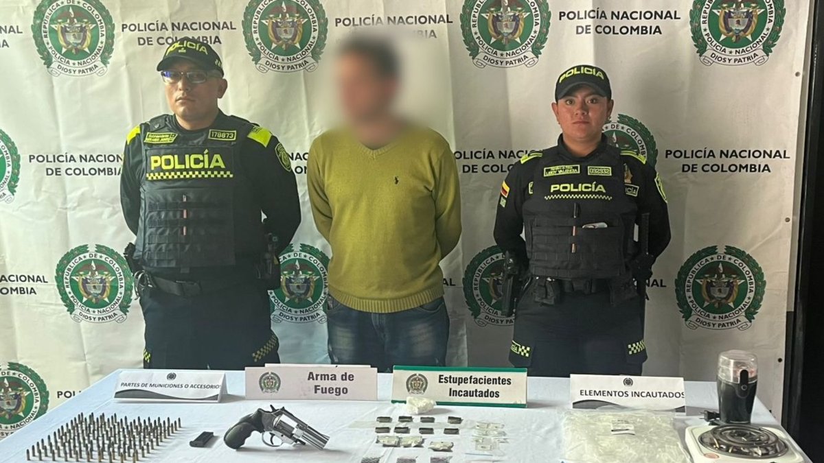 Capturan en Tunjuelito a hombre con cocina portátil para procesar droga