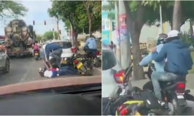 menor de edad se aferró a su padre