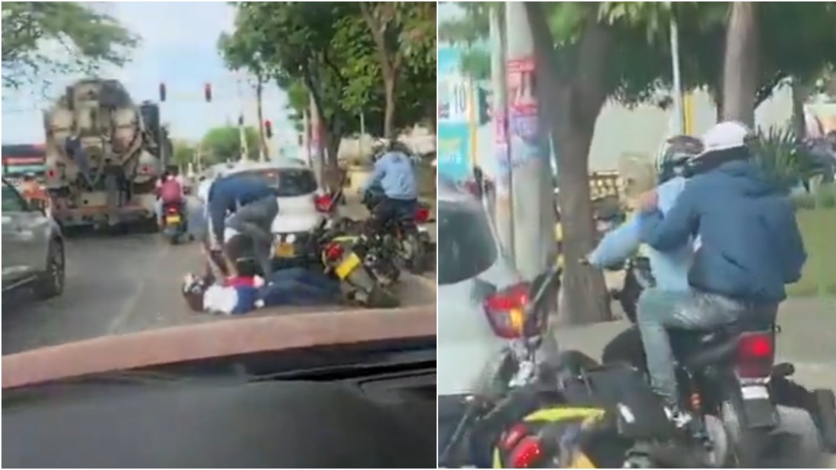 menor de edad se aferró a su padre