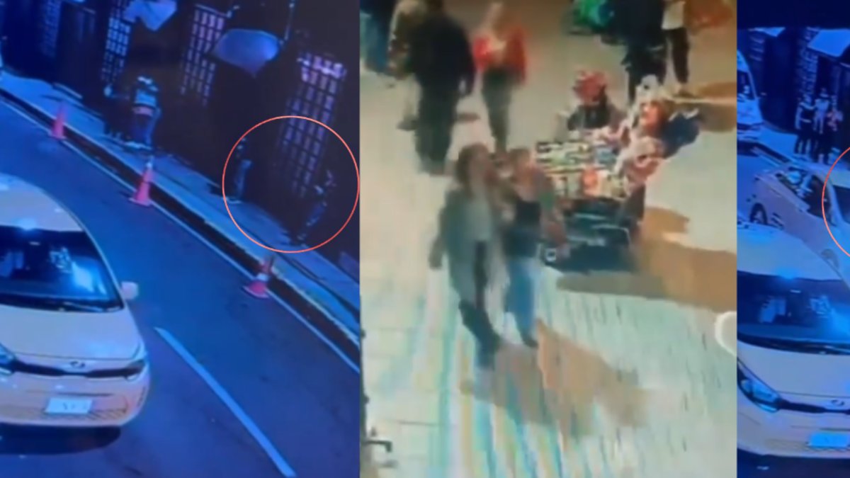 el momento exacto cuando abordó el taxi y su rastro antes de desaparecer