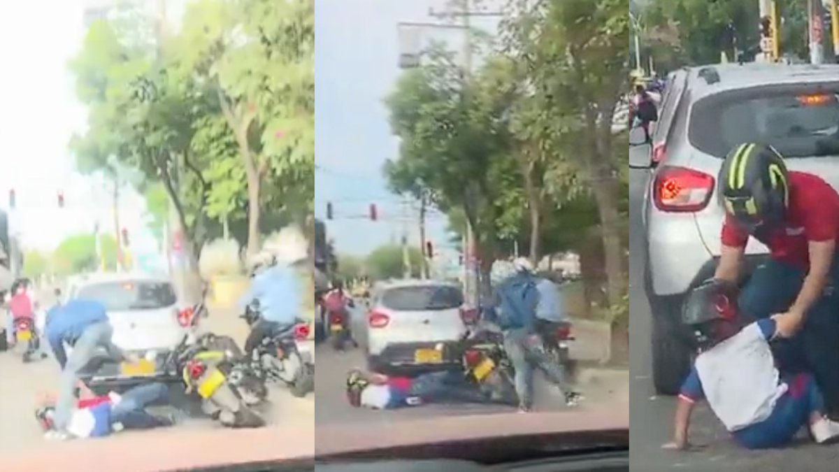 delincuentes asaltaron a un hombre que se movilizaba con su hijo