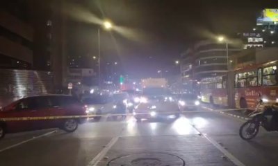 Bloqueo total de la calle 26 por manifestación en la Universidad Nacional