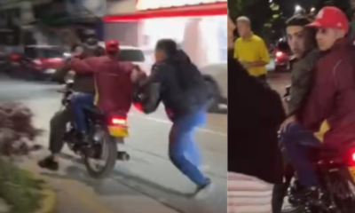 el robo quedó registrado en video