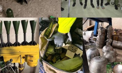 Hallan depósitos clandestinos con granadas, armas y explosivos en el sur de Bogotá; el material iba a usarse para atentados en las próximas elecciones