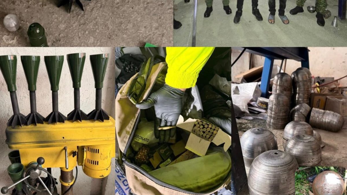 Hallan depósitos clandestinos con granadas, armas y explosivos en el sur de Bogotá; el material iba a usarse para atentados en las próximas elecciones