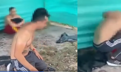 Hombre que tenía secuestrada a una familia en Ibagué llora y suplica al ser capturado en flagrancia