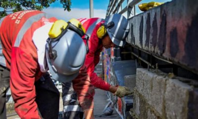Huecos en el puente de la NQS con calle 19 eran utilizados por delincuentes para esconderse y la Alcaldía de Bogotá los selló