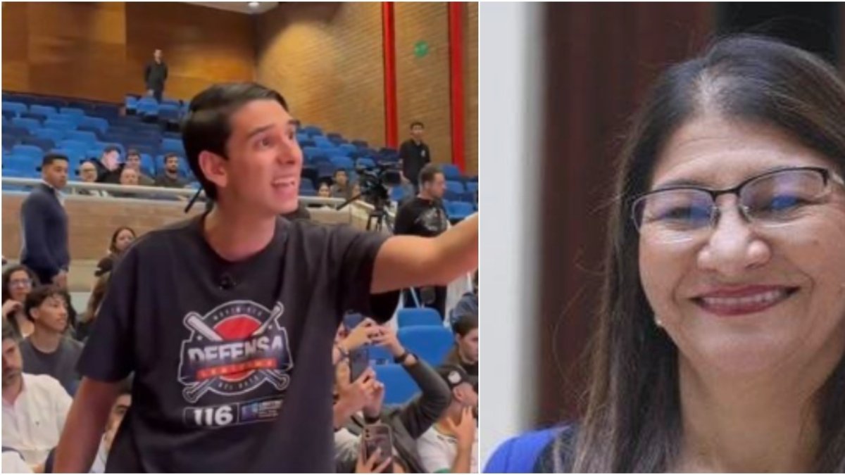 Candidato a la Cámara confrontó a Sandra Ramírez, exintegrante de las Farc, durante evento en la Universidad Eafit: 'Merece estar en la cárcel'
