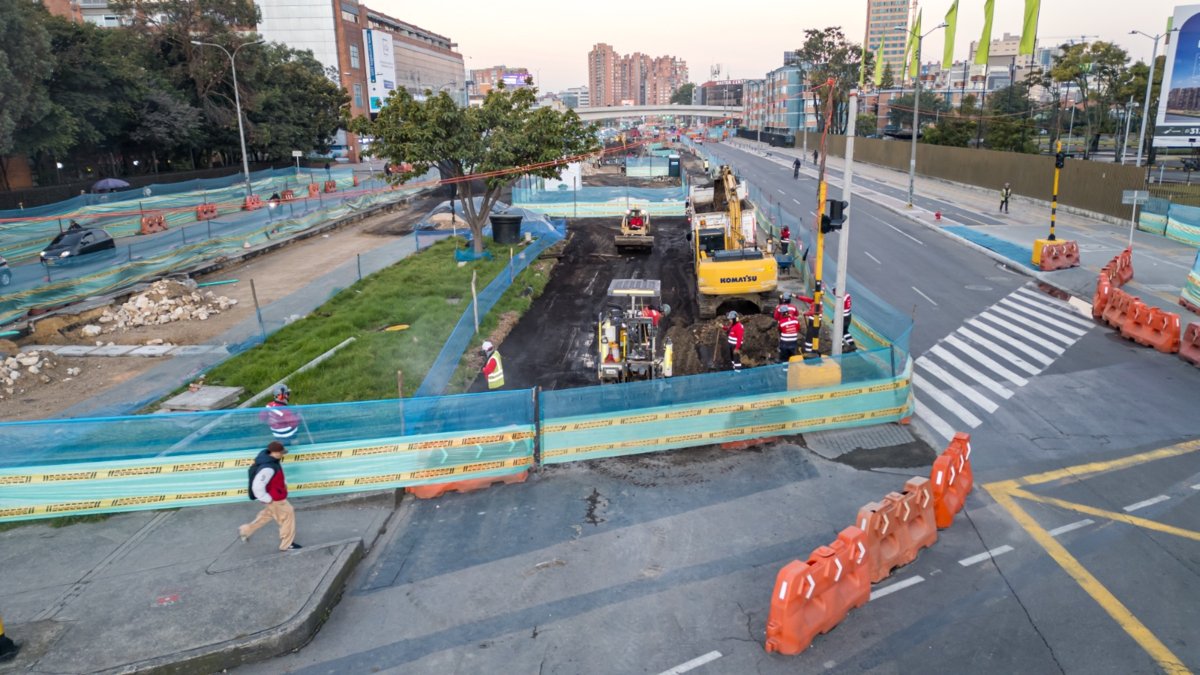 deprimido de la calle 100 con av. Suba alcanza el 69% de ejecución; ¿cuándo se entregará?