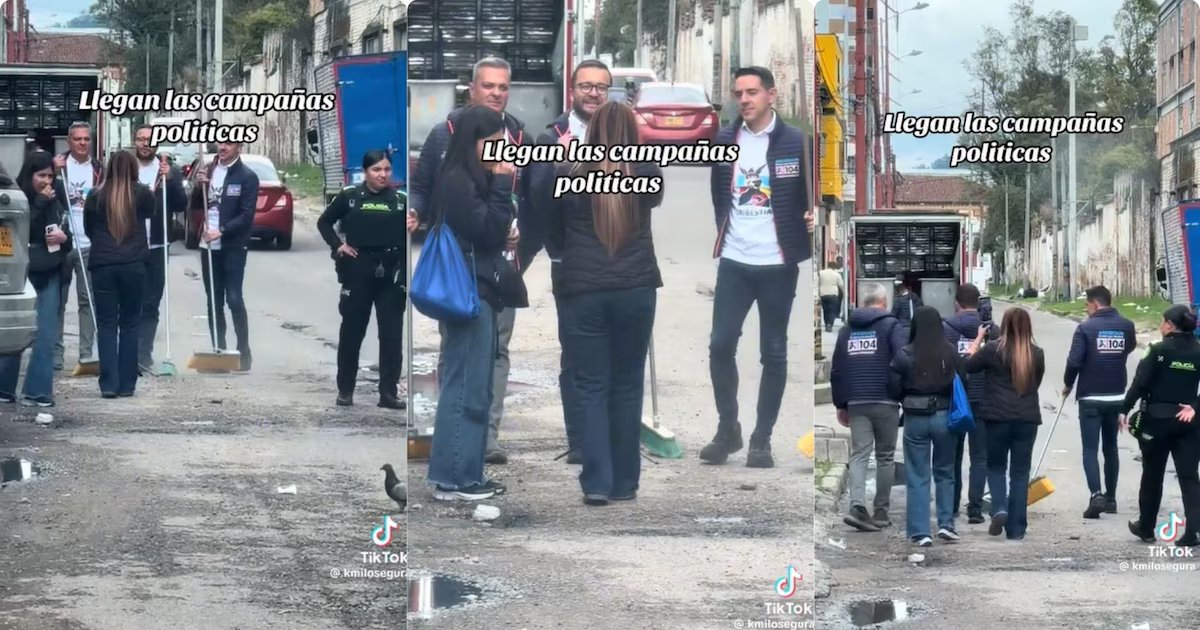 Así captaron el detrás de cámaras de una campaña política: “Esos no vuelven a agarrar una escoba en su vida”