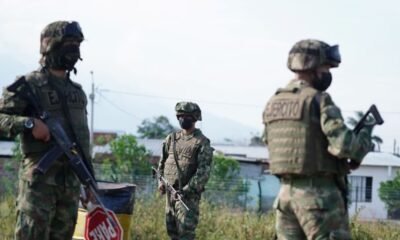 Ataque con drones contra bases militares en Arauca deja dos oficiales heridos y mantiene en alerta a la región