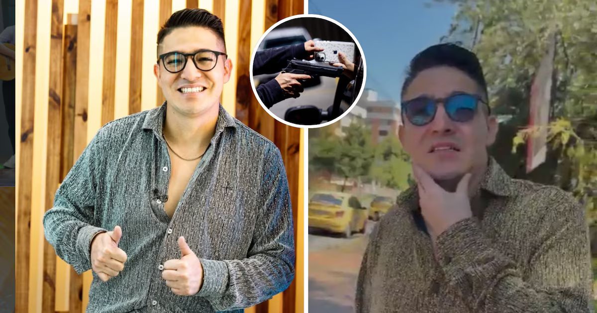 Cantante Julián Daza no se salvó de la inseguridad de Bogotá, lo robaron junto a su equipo de trabajo: “Nos puso un arma”