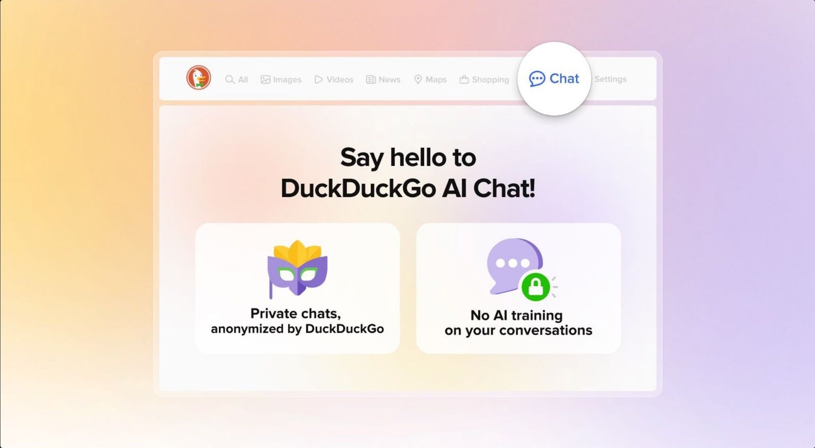 DuckDuckGo agrega chat de voz AI a Duck.ai con protecciones de privacidad