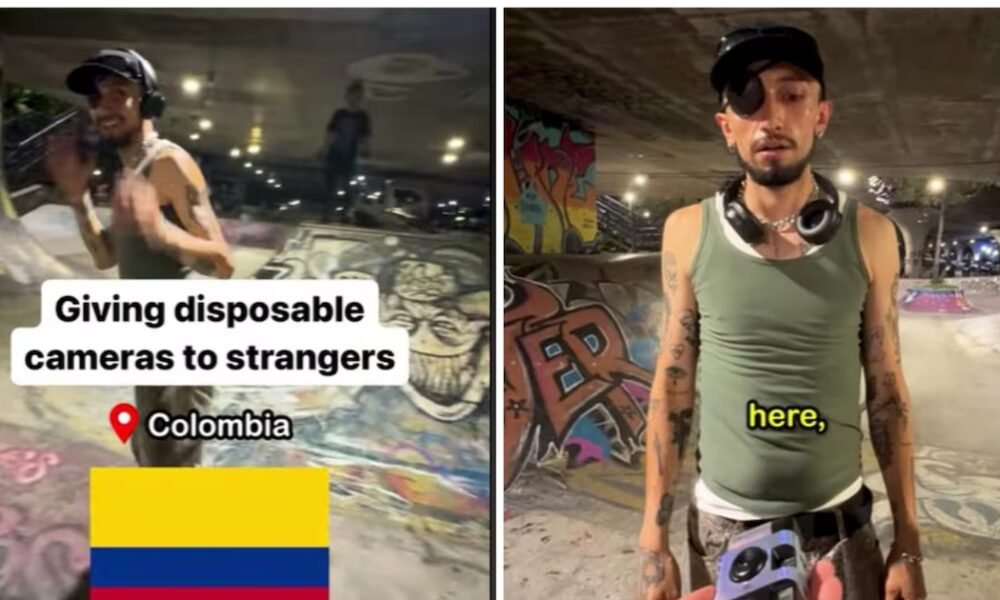 El artista internacional LifeofFilm pasó por Medellín y confió una cámara a reconocido skater paisa: este fue el resultado