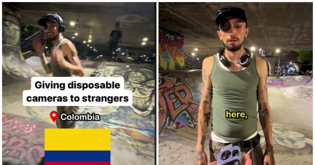 El artista internacional LifeofFilm pasó por Medellín y confió una cámara a reconocido skater paisa: este fue el resultado