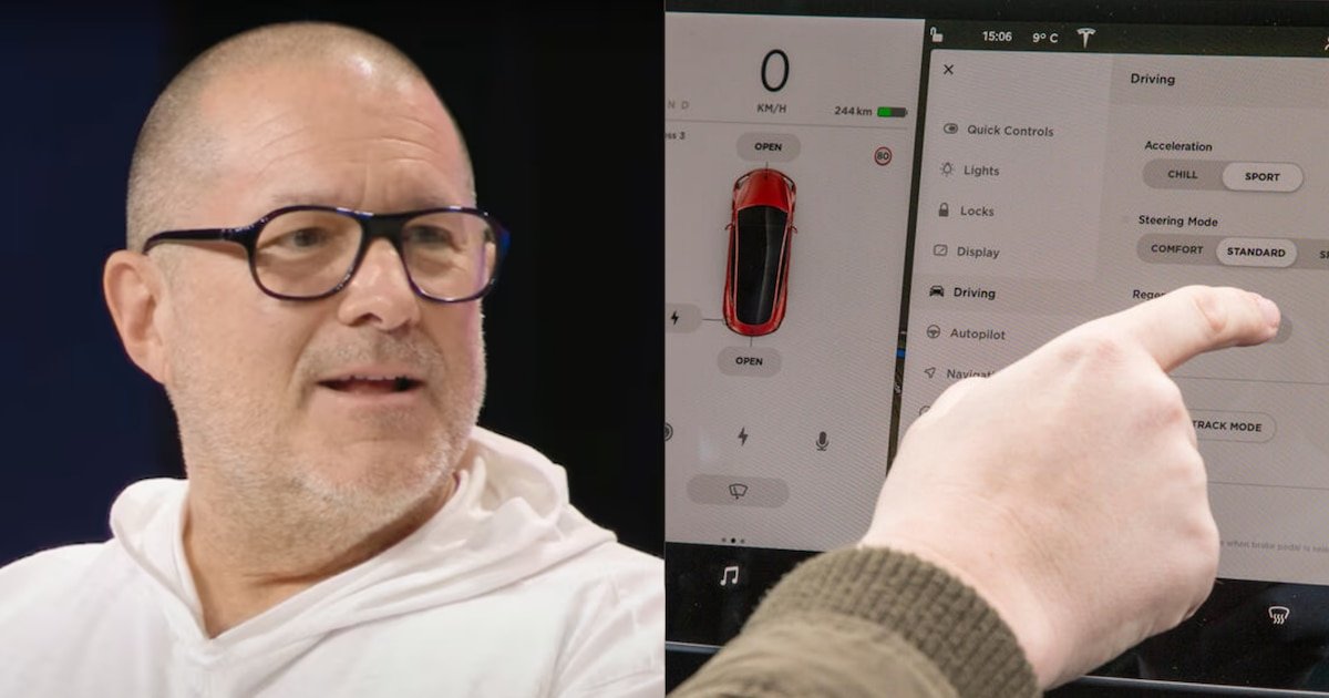 El diseñador del iPhone defiende los controles físicos frente a la moda de las pantallas táctiles en autos.