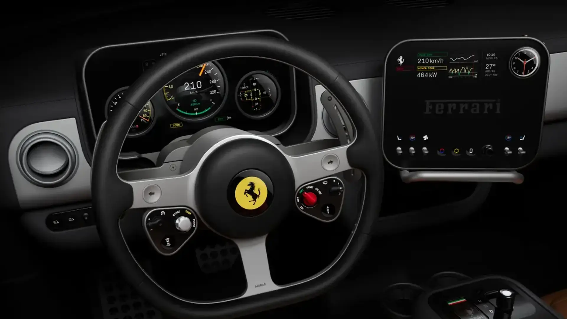 El hombre que diseñó el iPhone ayudó a crear el interior del primer vehículo eléctrico de Ferrari