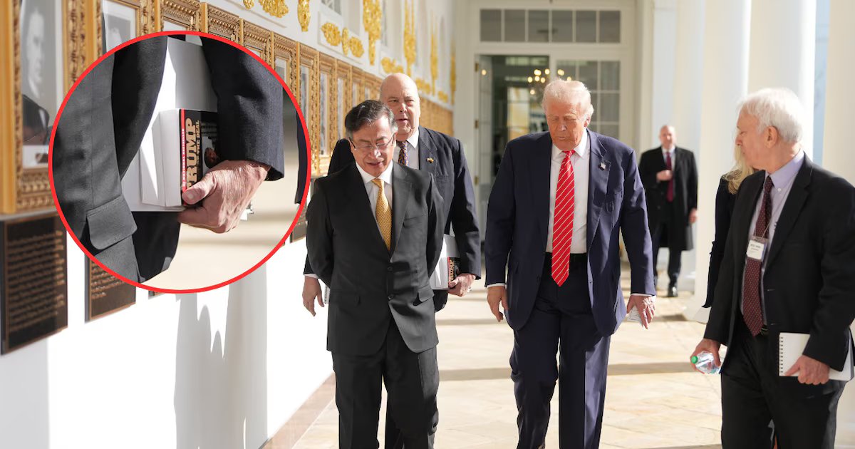 Embajador Daniel García-Peña aclaró la polémica alrededor del libro que Trump dedicó a Petro: “Era mío y dejó de serlo”