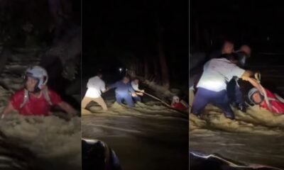 En video: Gobernador de Córdoba lidera rescate de hombre atrapado por creciente en vía a Montelíbano