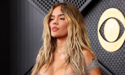 Estos son los prestigiosos diseñadores de los vestidos que usó Karol G en la gala de los Grammy 2026: ⁠cuestan una fortuna