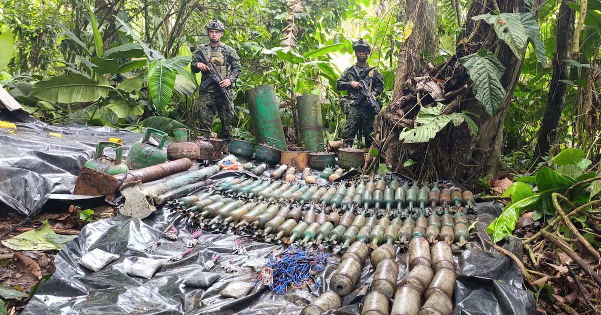 Golpe al narcotráfico: Colombia y Ecuador hallan arsenal de la Coordinadora Nacional Ejército Bolivariano