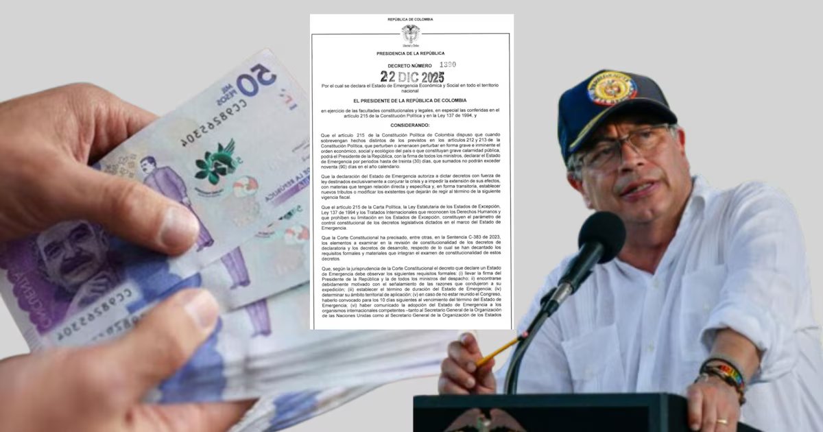 Gustavo Petro asegura que pausa de emergencia económica fue para proteger a los “megarricos, únicos con el deber de pagar más impuestos”