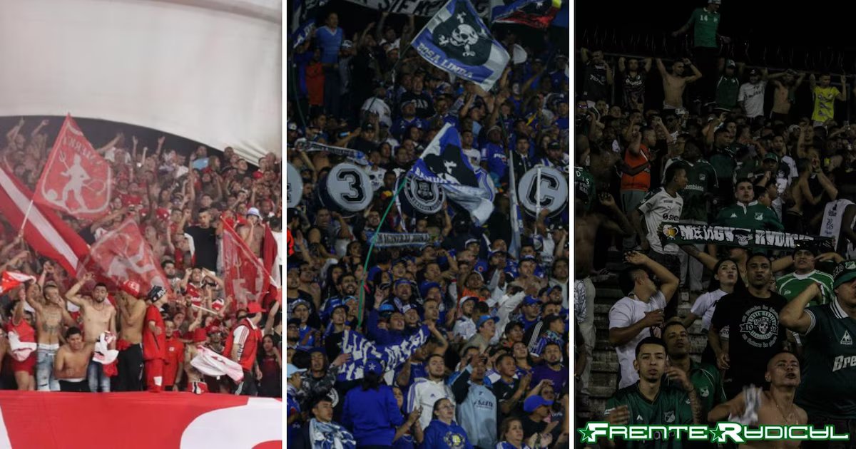 Hasta las barras bravas del fútbol colombiano también saldrán a marchar por el aumento del salario mínimo