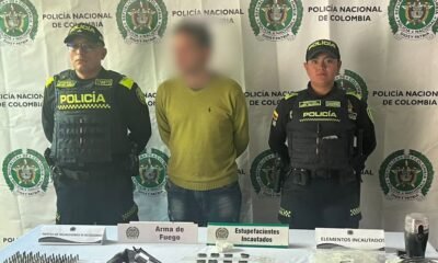 Hombre fue capturado en el sur de Bogotá por delitos relacionados con drogas y armas: tenía cocina portátil
