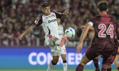 Jorge Carrascal, uno de los señalados en Flamengo por la derrota frente a Lanús en la Recopa