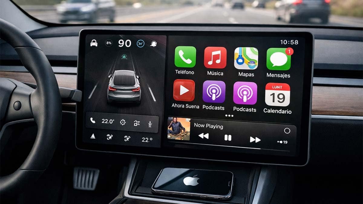 La integración de Apple CarPlay con Tesla se retrasa: Te contamos el motivo