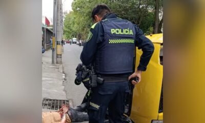 La persecución cinematográfica que dejó la captura de un presunto sicario que intentó escapar a bordo de un taxi en Medellín