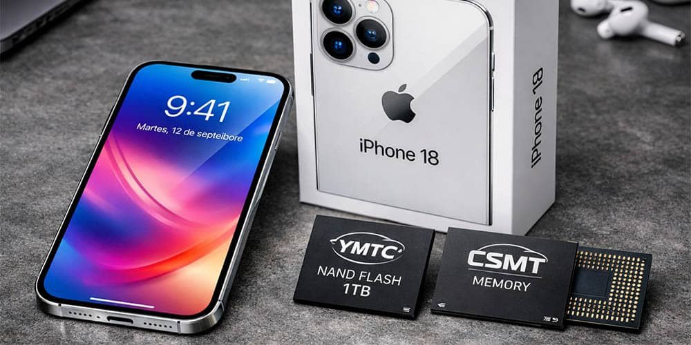 Los iPhone 18 usarían memoria "Made in China"