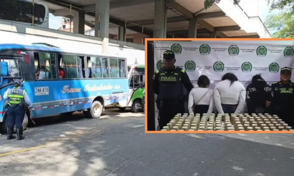 Más de 60 kilos de explosivos fueron descubiertos en la terminal de transporte de Cali: tres mujeres fueron capturadas