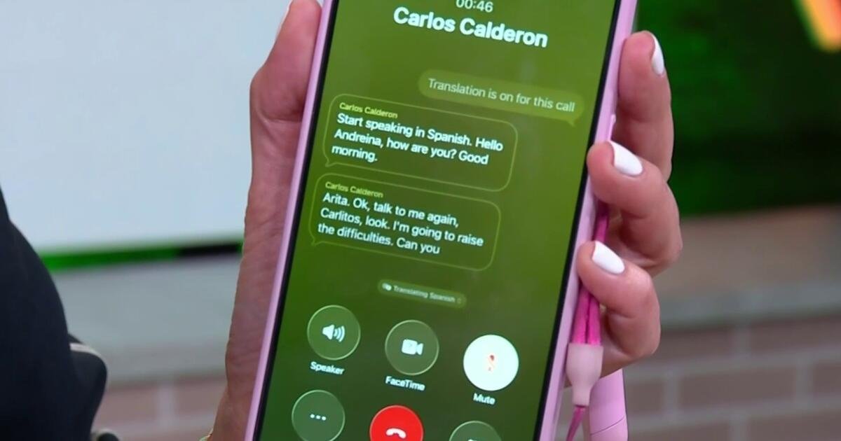 Mira cómo traducir una llamada telefónica en tiempo real desde un iPhone
