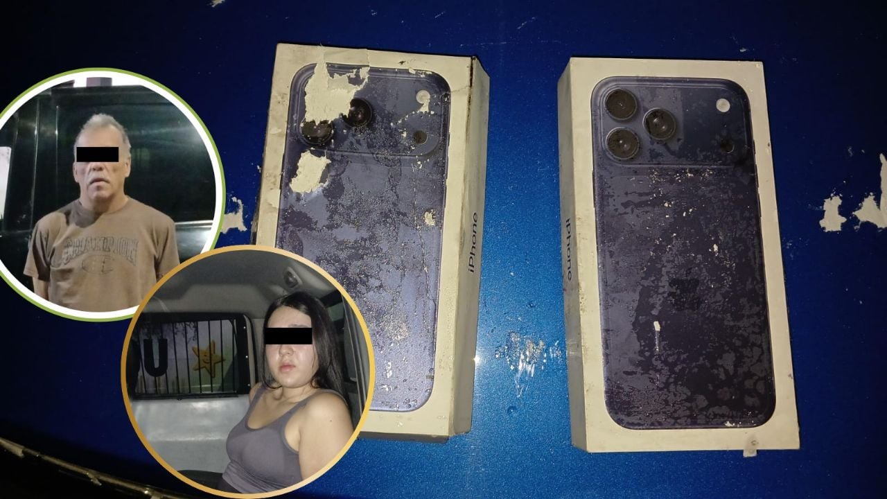 Ofrecen iPhone 17 y entregan un candado: capturan a presuntos estafadores en Cumbres