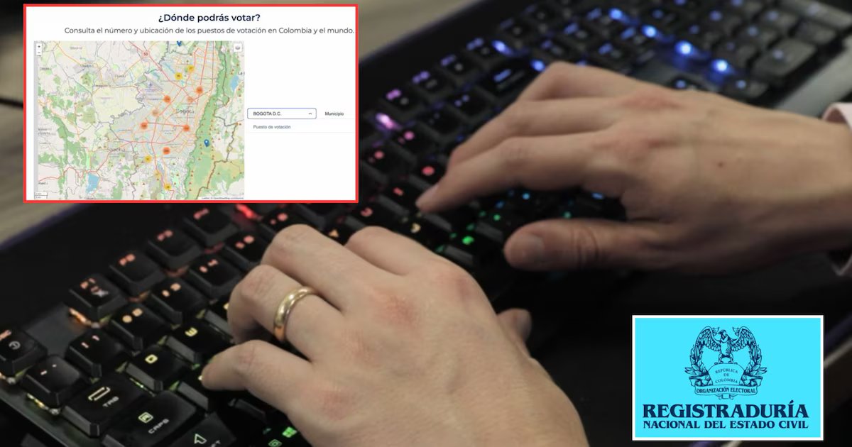 Para no perder tiempo: Registraduría explicó como funciona la herramienta de georreferenciación para consultar los puestos de votación en Colombia y el mundo
