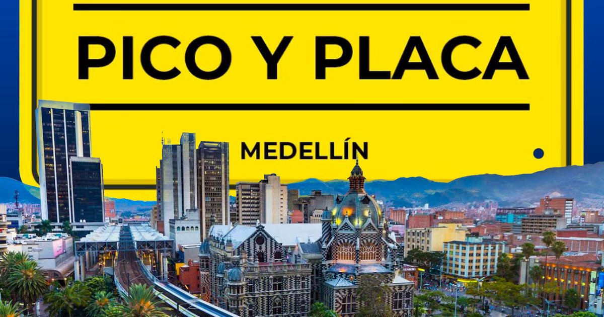 Pico y Placa Medellín: evita multas este viernes 13 de febrero
