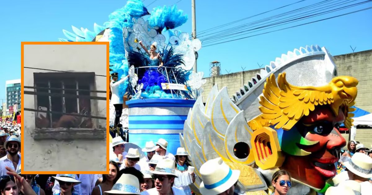 Polémica en Barranquilla por video viral del carnaval: Inpec aclaró la identidad de quienes grabaron el desfile desde la Cárcel Modelo