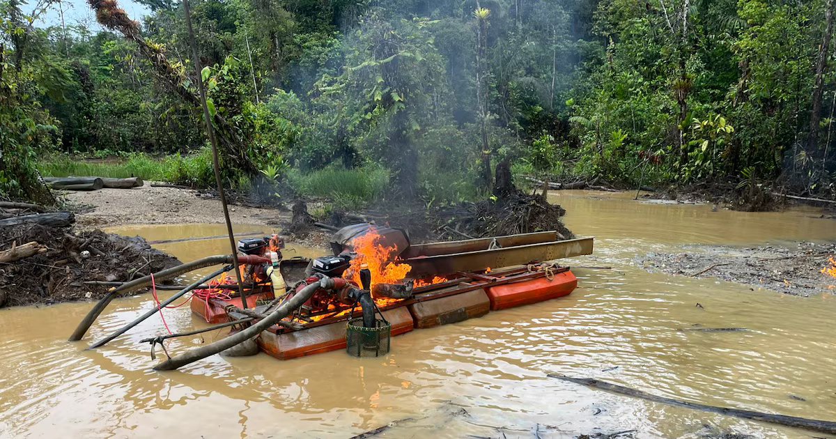 Policía dio golpe histórico a la minería ilegal en el Chocó: criminales perdieron más de 7.000 millones