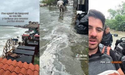 Turistas extranjeros documentaron en redes sociales cómo tuvieron que ser evacuados de Barú, en Cartgagena, por culpa del invierno: “Nos sacaron por las cloacas”