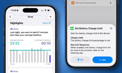 The iOS 26.4 update running on an iPhone.