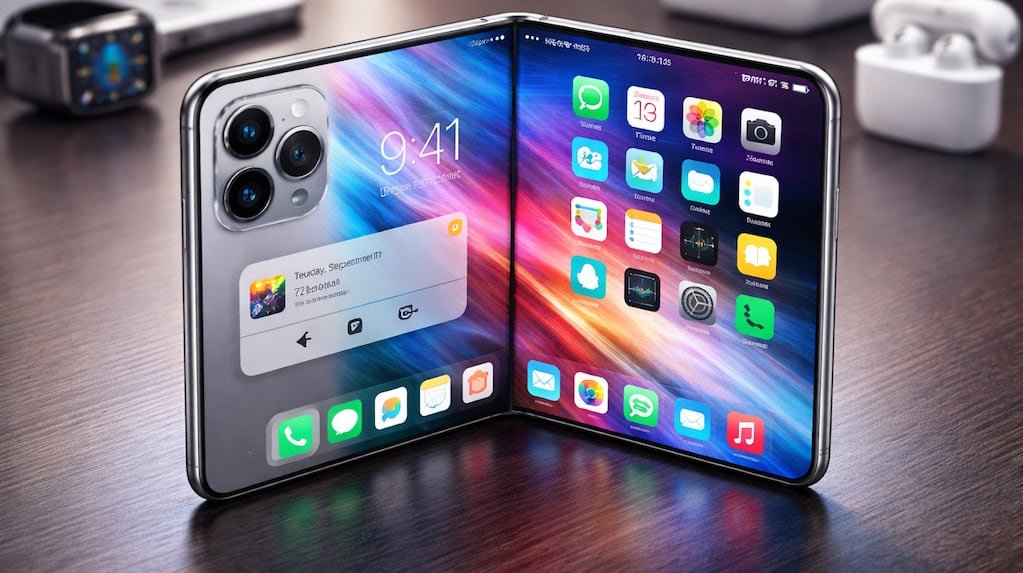 iPhone Fold: los inesperados cambios de diseño en el primer teléfono plegable de Apple