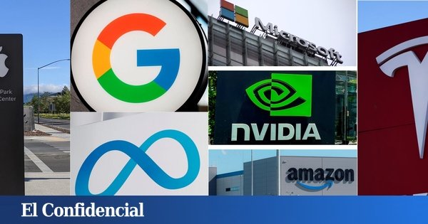 ¿Siguen teniendo potencial los 'Siete Magníficos? Del 48% de Microsoft al 0,5% de Tesla