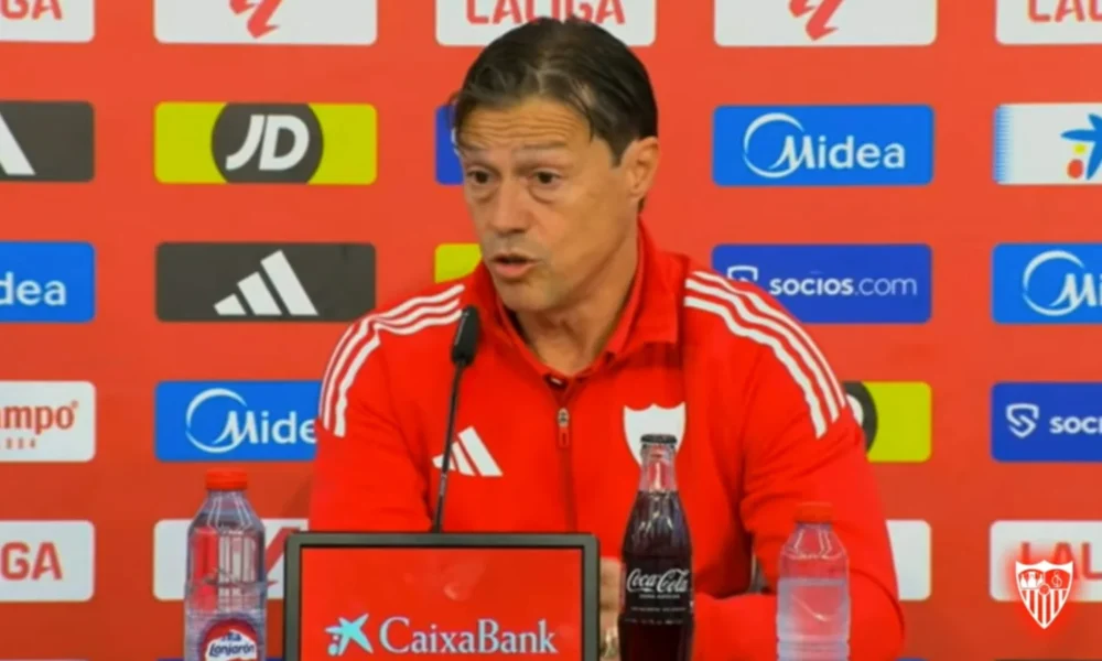 responsabilidad del entrenador — Almeyda asume responsabilidad por derrota del Sevilla ante Valencia
