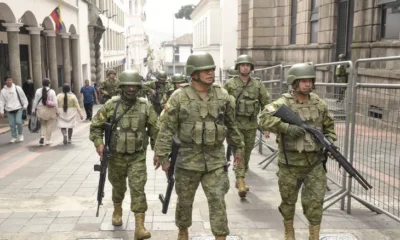 Toque de queda en Ecuador: 253 detenidos en primer día de operativos