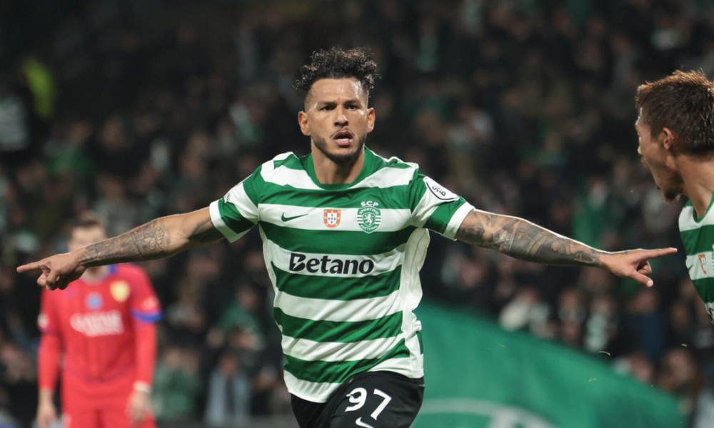 Luis Suárez Champions League — Luis Suárez marca gol y asistencia en Champions League: Sporting Lisboa iguala s