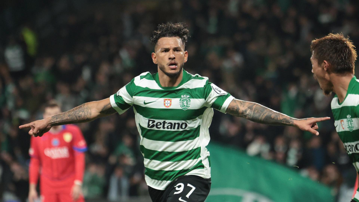 Luis Suárez Champions League — Luis Suárez marca gol y asistencia en Champions League: Sporting Lisboa iguala s